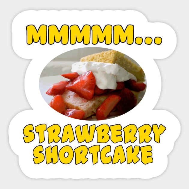 Mmmm... Strawberry Shortcake Sticker by Naves